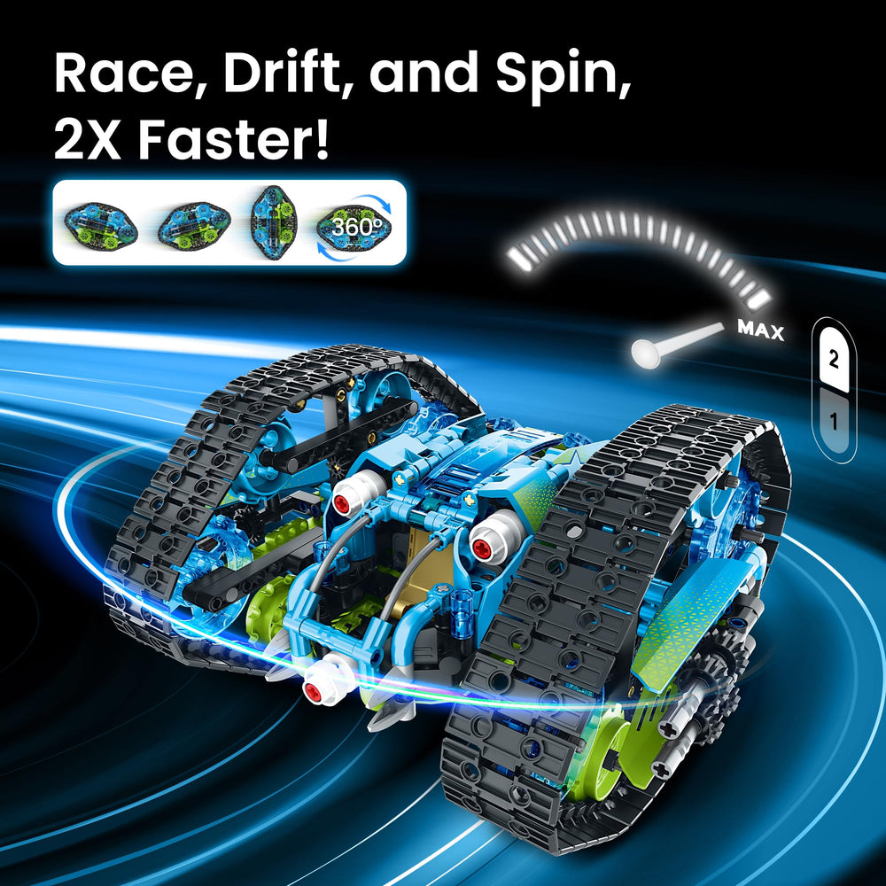 Sillbird robot car kit-bluetooth-app enables programming with gyroscope paths