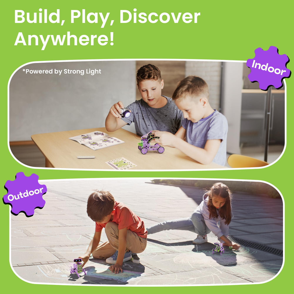 Sillbird 190-piece set enabling creative robot construction