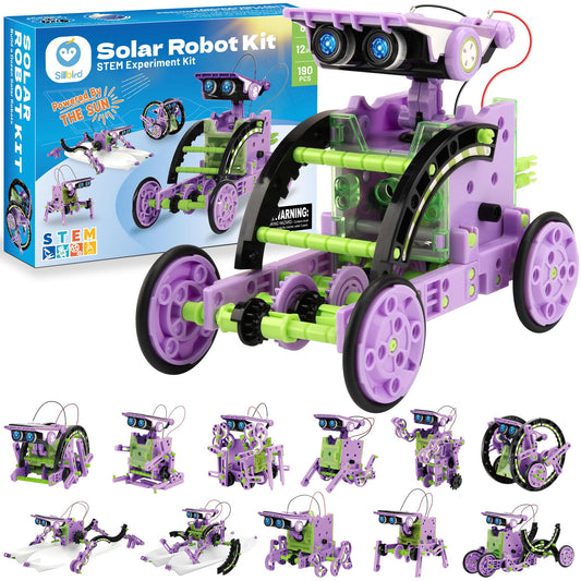 Sillbird solar building robot kit assembly scene for hands-on STEM fun