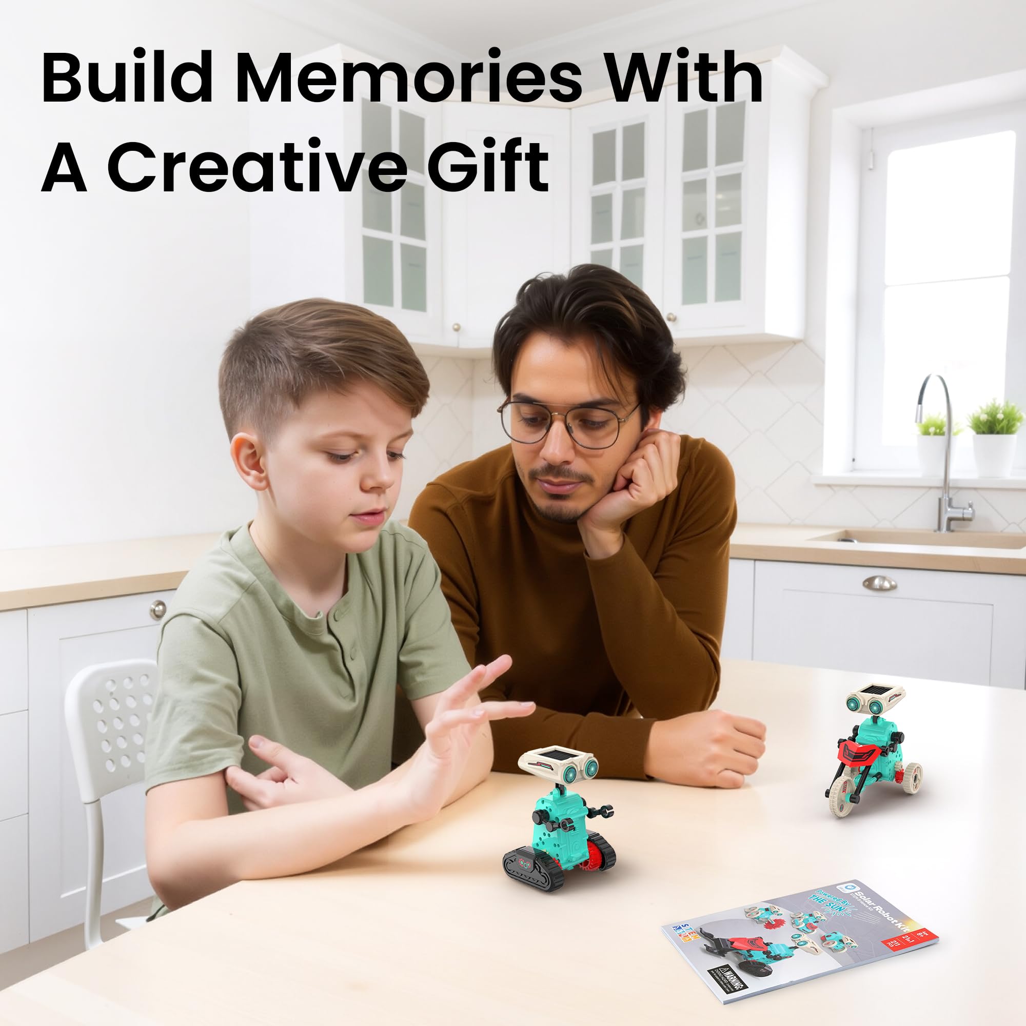 Sillbird kit demonstrating 21 models to build, sparking creativity and problem solving.