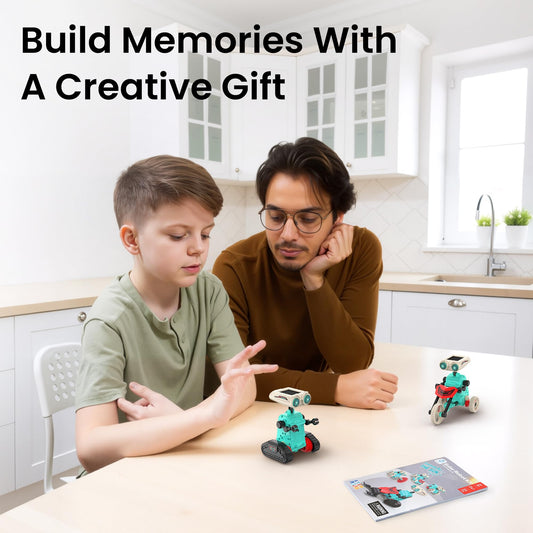 Sillbird kit demonstrating 21 models to build, sparking creativity and problem solving.