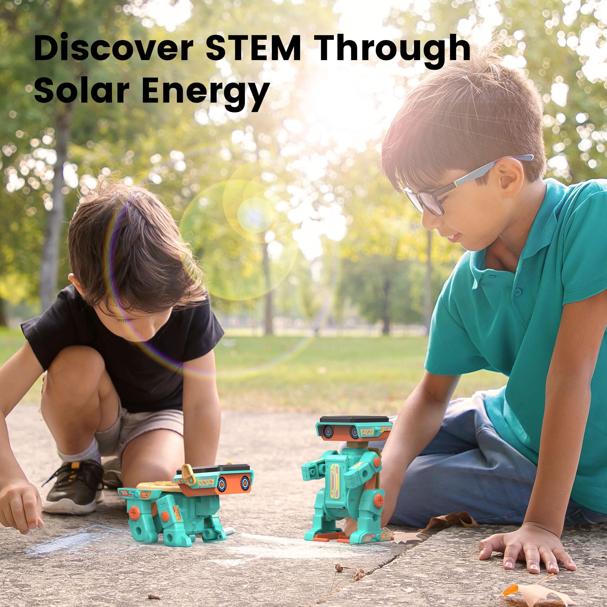 Sillbird sun powered robot play shows renewable energy in action