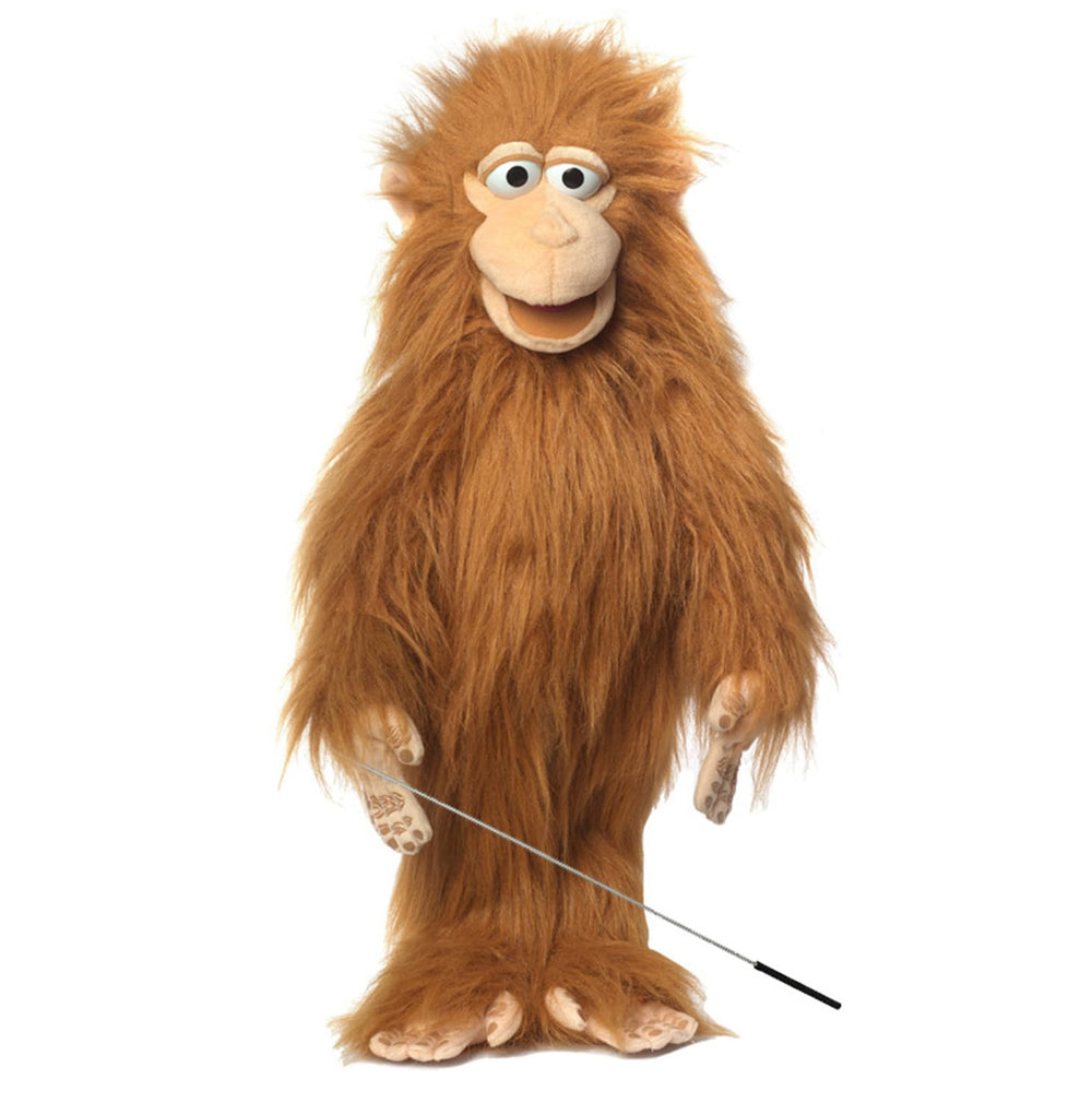 Silly Puppets 28-inch monkey full-body puppet ready for stage performances.