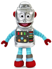 Silly Puppets 14-inch Robot Hand Puppet with expressive mouth for storytelling.