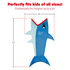 Silver Lilly Shark Tail Blanket care tips: machine wash cold.