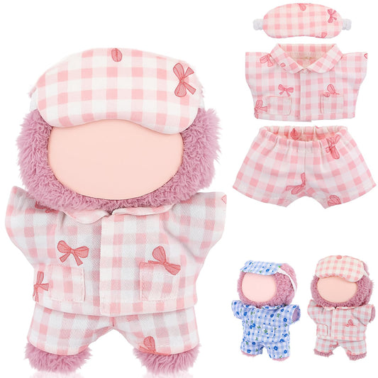 Simgoing 17cm doll pajama top in pink for easy dressing and bedtime play