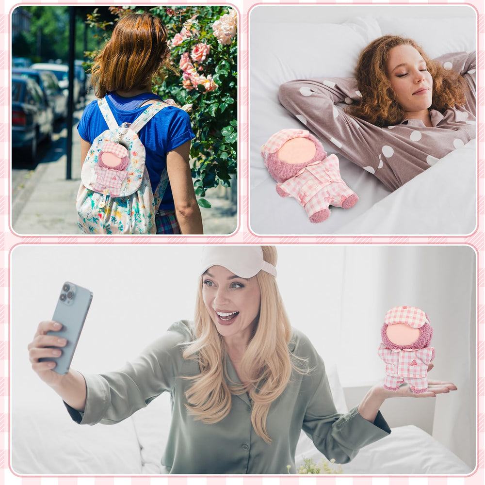 Simgoing doll sleep eye mask in pink matches bedtime sets for cozy nights