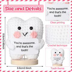 Simgoing tooth doll small size for easy gifting and portable cheer