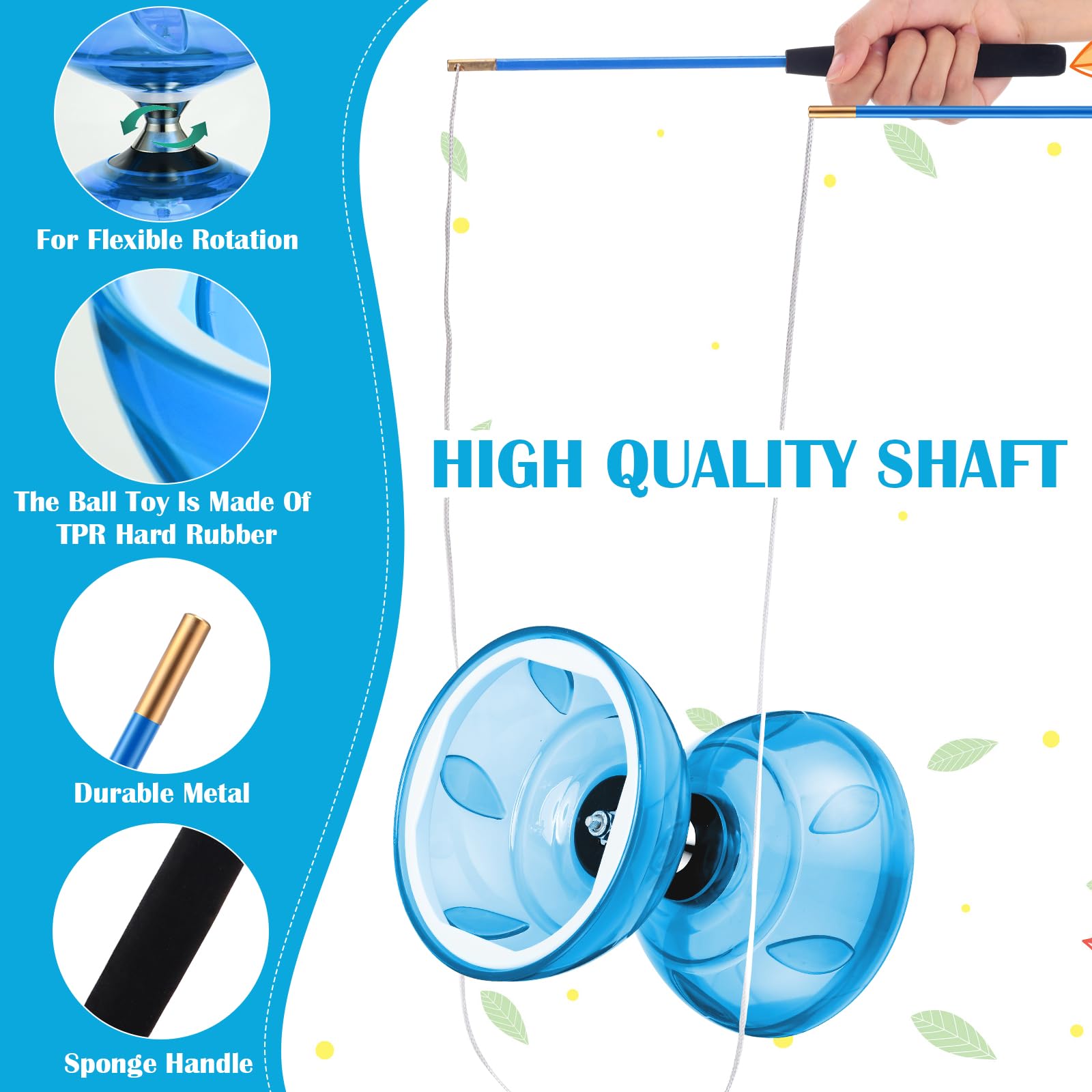 Simgoing yoyo rope offers length for diverse tricks and spins.