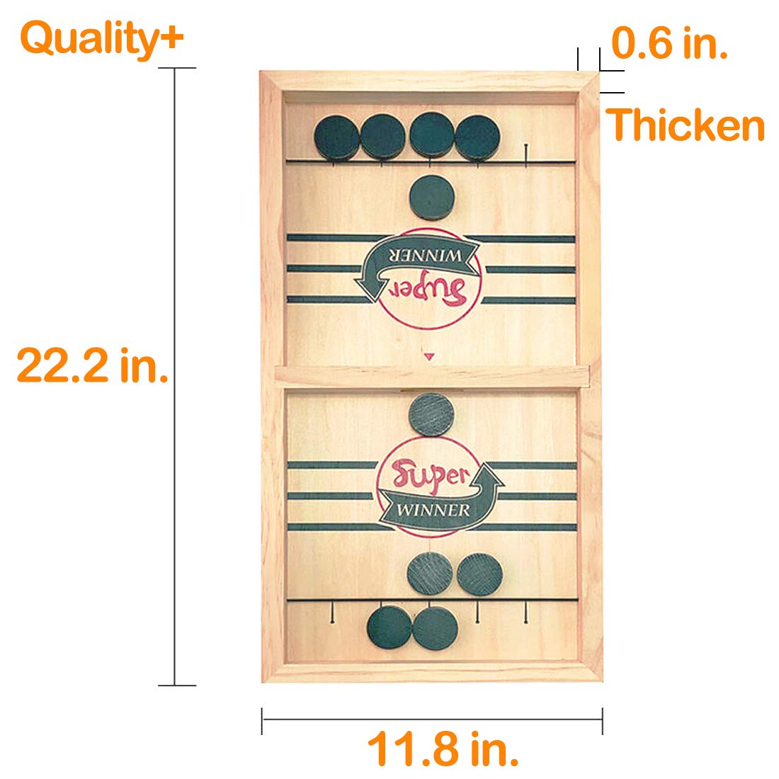 SIMPLENICE quick setup with elastic bands snap-in for instant gameplay