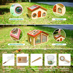 SIMPLIPLAY bamboo clip to secure habitat during play.