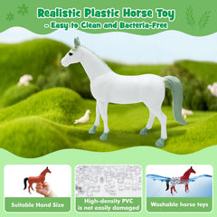SIMPLIPLAY eight colorful horse figures to spark storytelling and play