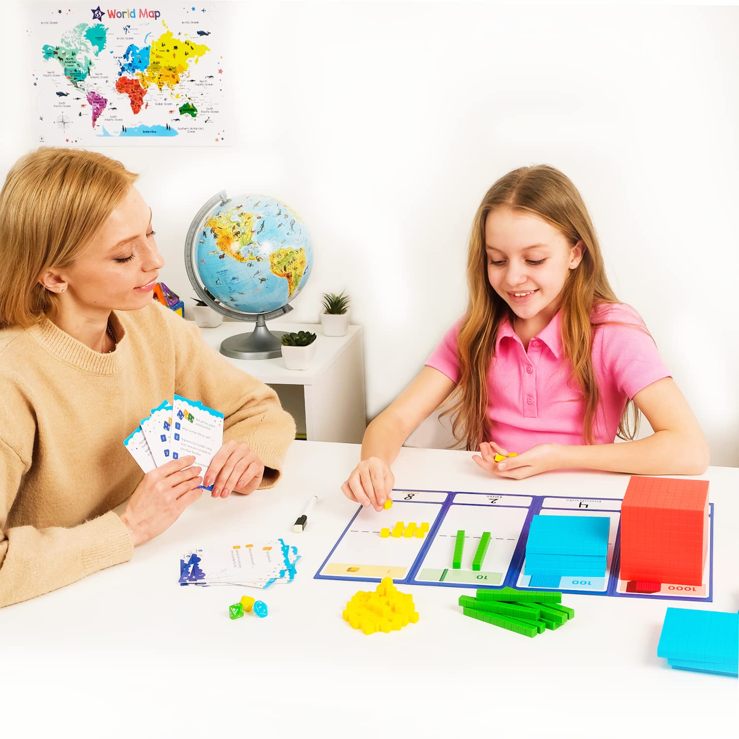 Simply Magic activities cards provide engaging base ten practice ideas