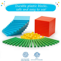 Simply Magic base ten blocks supporting classroom lessons and independent learning.