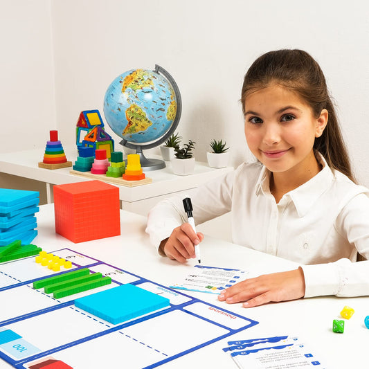 Simply Magic jumbo cube representing hundreds for hands-on math