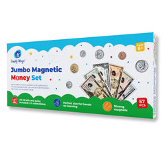 Simply Magic jumbo magnetic money dollar coin for handling larger transactions