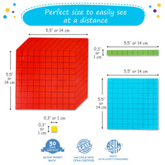 Simply Magic yellow units show ones for counting and place-value understanding.