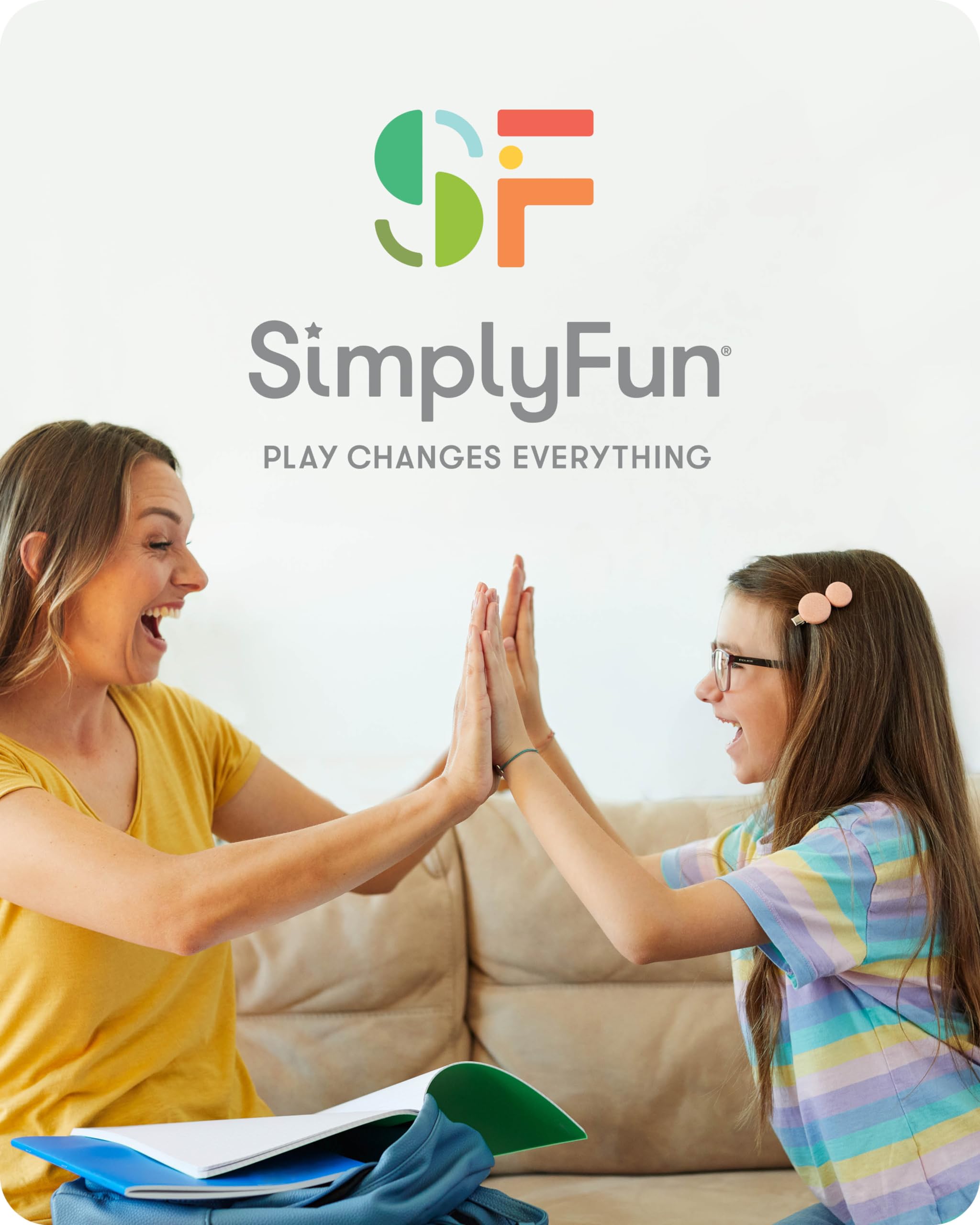 SimplyFun Sumology educational game box promotes accessible math play