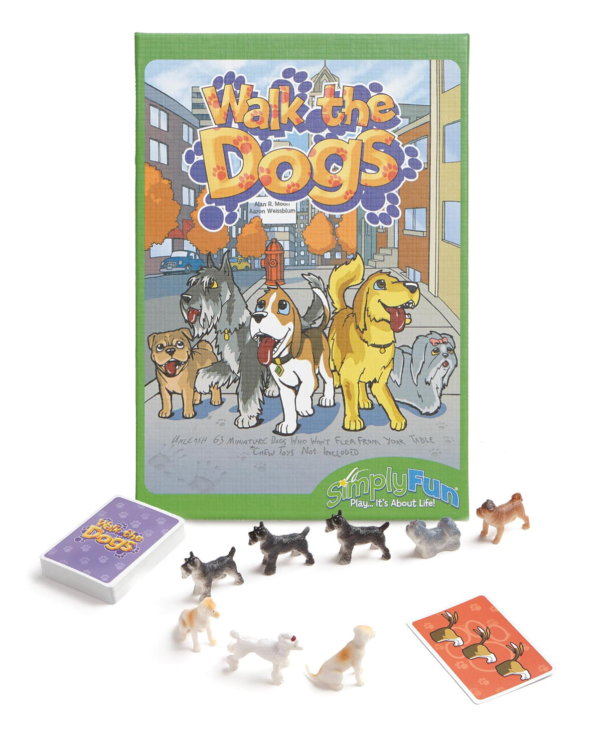 SimplyFun Walk the Dogs game cards help kids practice counting with friendly dog breeds.