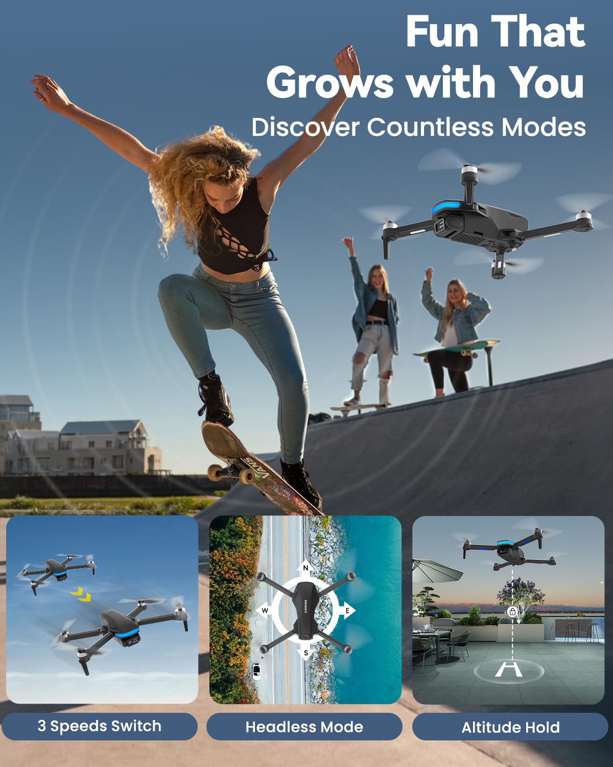 SIMREX 5G WiFi FPV streams real-time video to your phone.