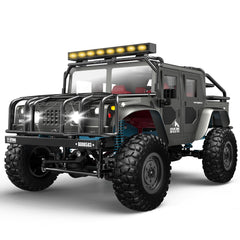 SIMREX all-terrain RC car front view shows rugged design for outdoor driving