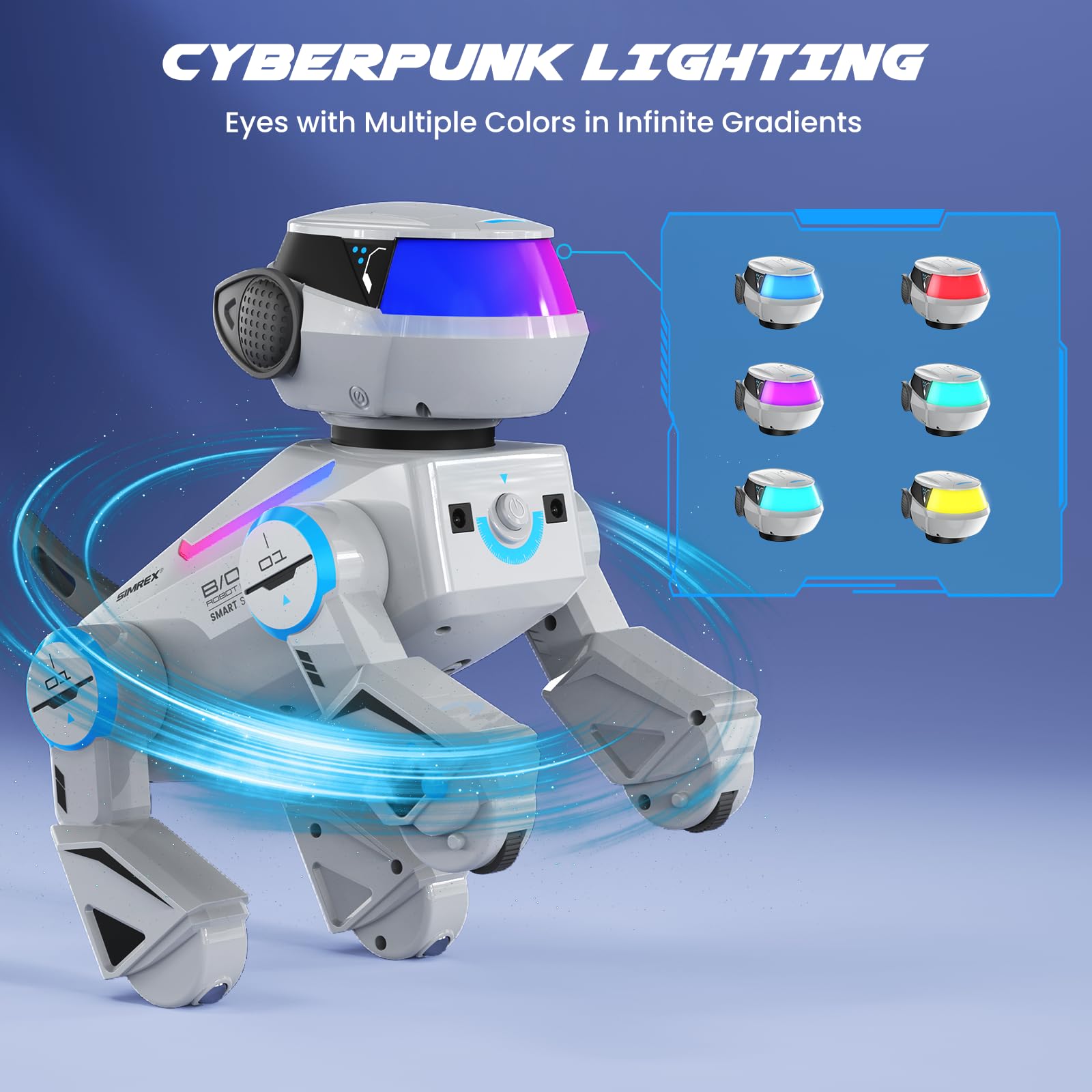 Battery pack image highlighting long-lasting, rechargeable power for playtime.