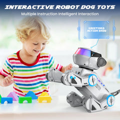 Touch sensors on CyberDog enable quick, kid-friendly interactions.