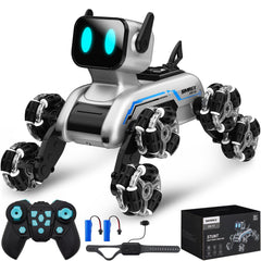 SIMREX CR-11 robot dog portrait highlighting durability and futuristic aesthetics