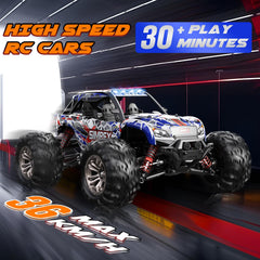 SIMREX independent suspension system smooths rough terrain for stable rides.