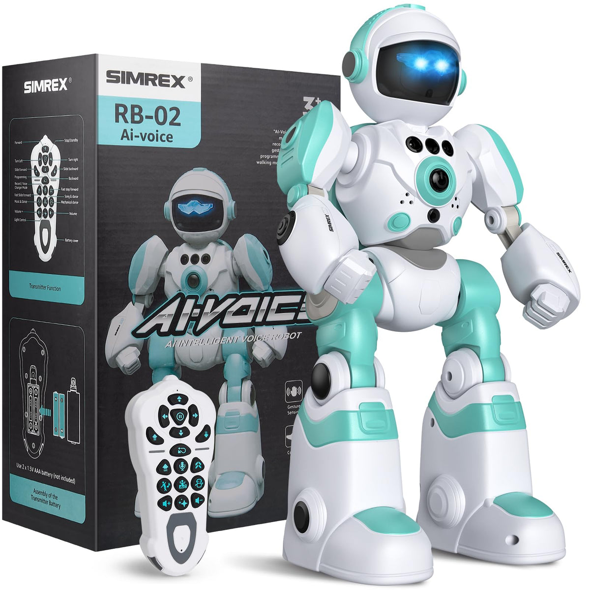 SIMREX Kids Robot toy in action with remote control for engaging play