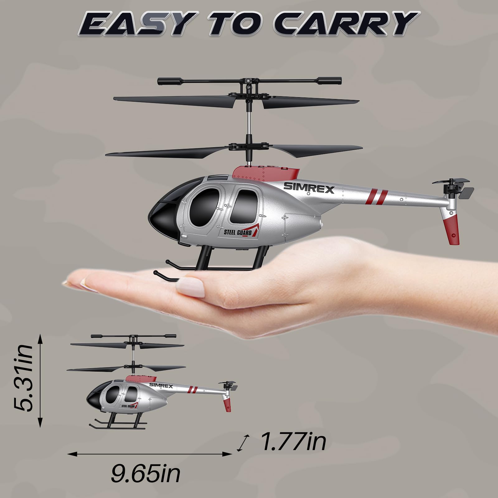 SIMREX RC Helicopter makes a great gift for kids.