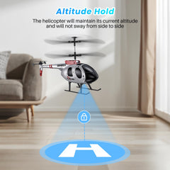 SIMREX RC Helicopter with stable 2.4GHz remote signal for reliable control.