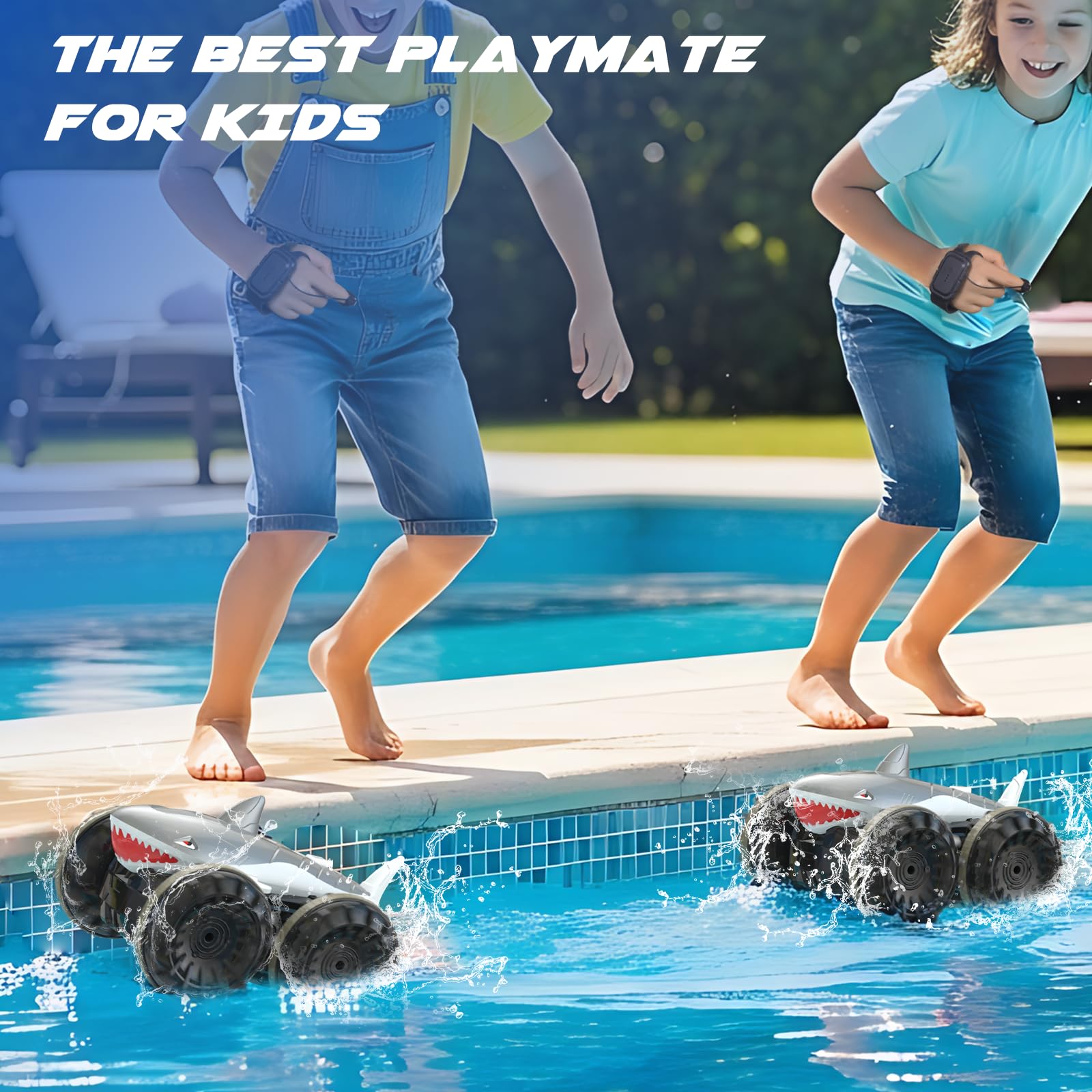 SIMREX Shark RC car four-wheel drive handles varied terrains.