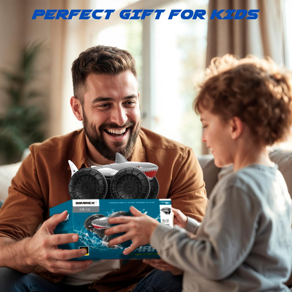 SIMREX Shark RC car gift-ready packaging for birthdays and holidays.