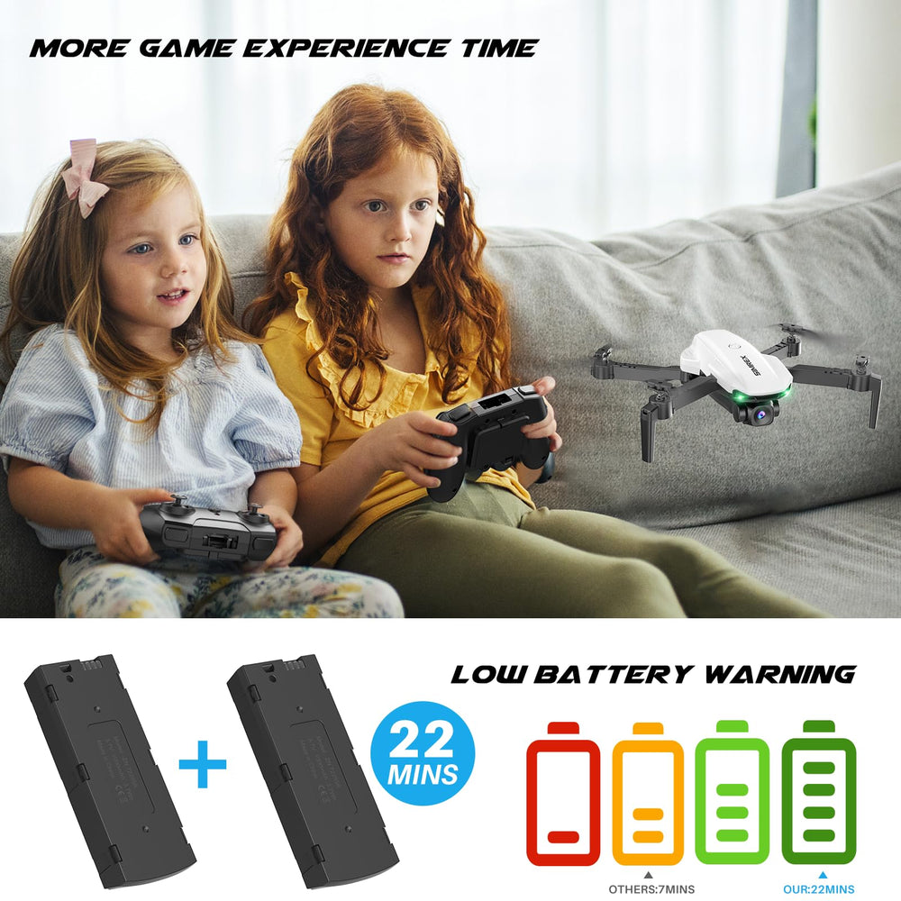 SIMREX X800 headless mode with three speed levels enhances control.