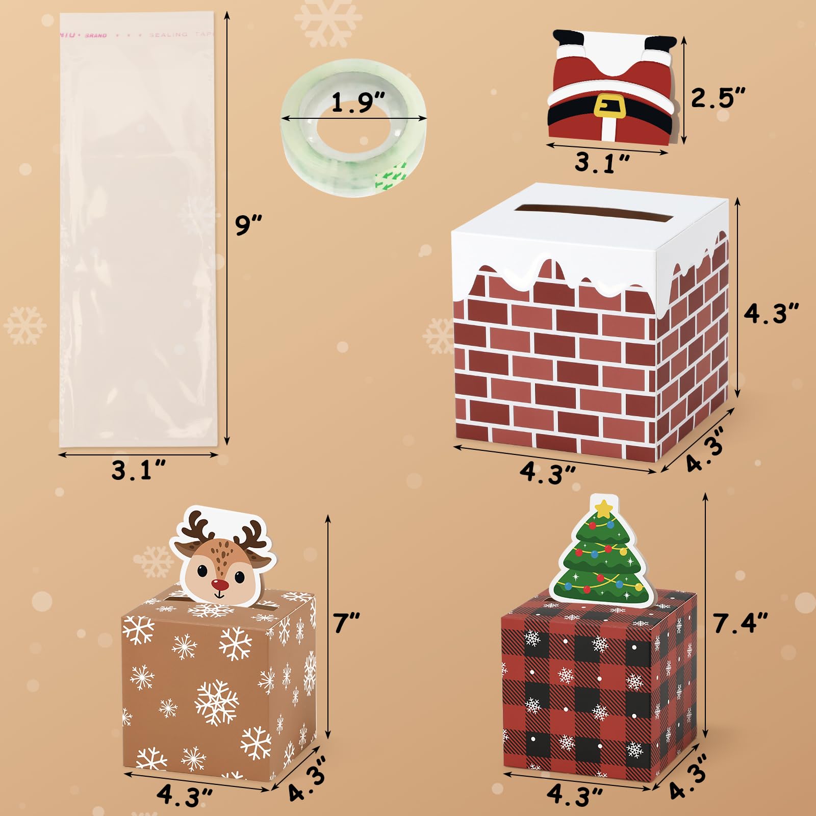 Sinasasspel pre-folded paper money box for quick setup