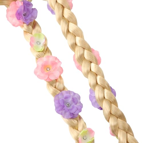 Sincere Party Rapunzel wig crystal mini jewels highlight sparkle for festive styling.