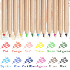 Sinload 3-5 inch pencils offering comfortable grip and smooth blending
