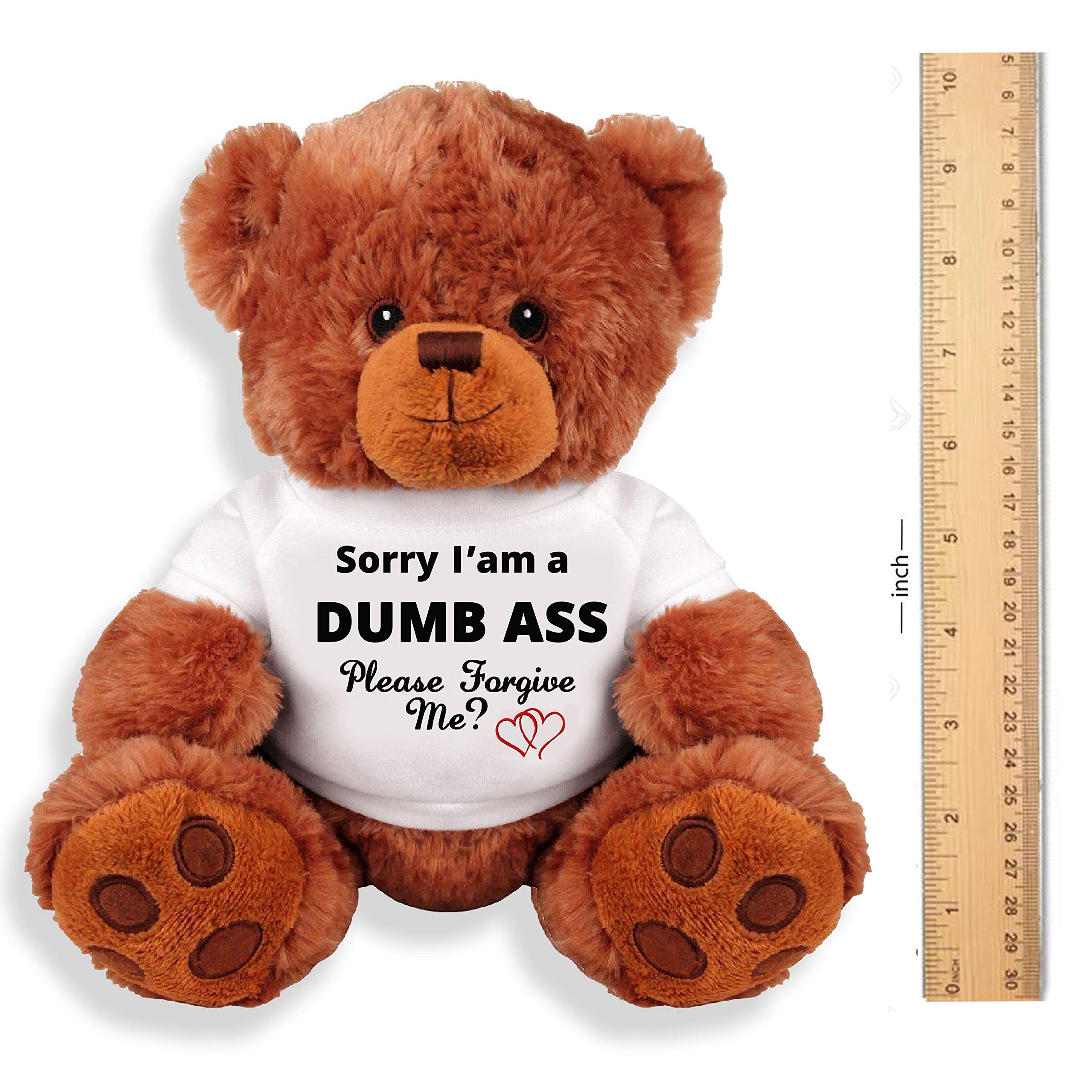 SinMan bear back view shows stitched details and lasting charm.