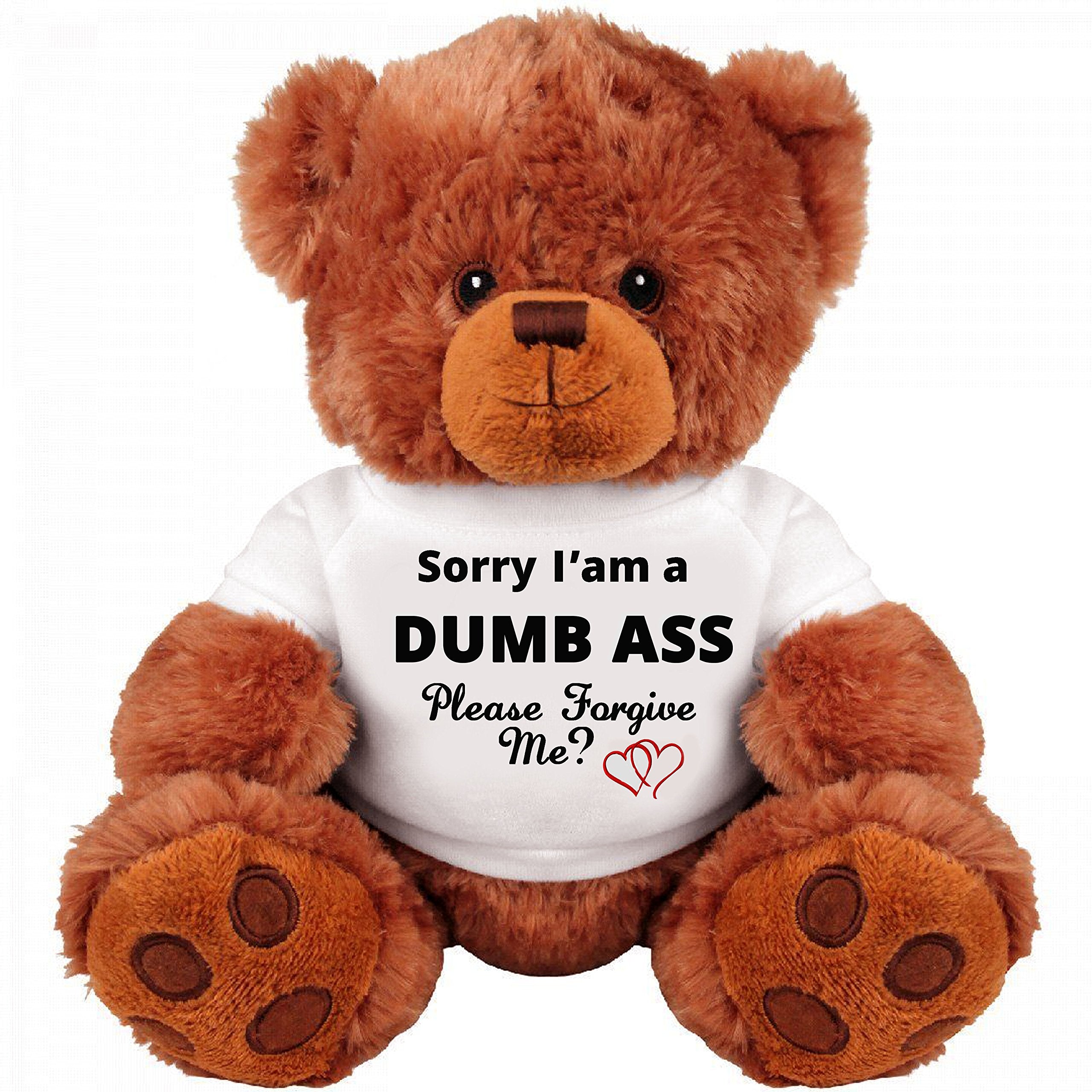 SinMan Sorry and Forgive Me bear front view, perfect for heartfelt apologies.