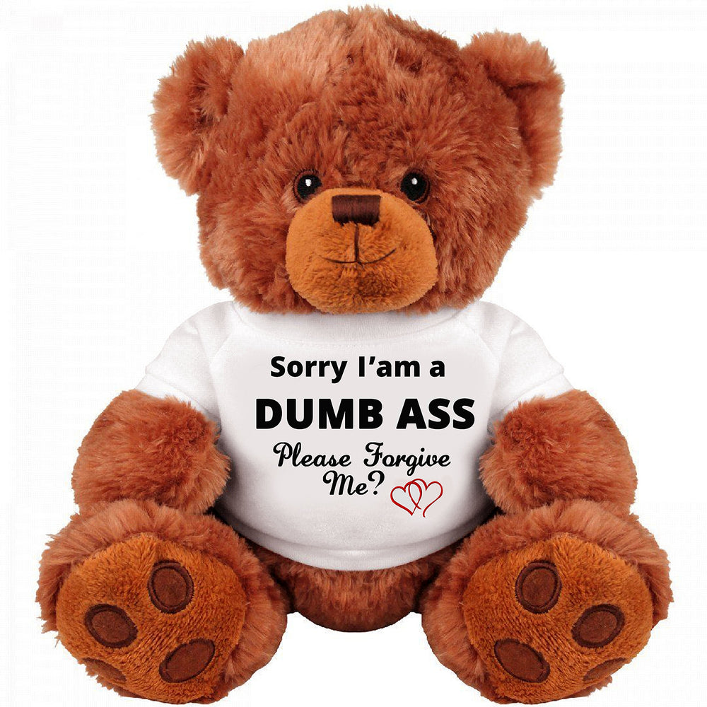 SinMan Sorry and Forgive Me bear front view, perfect for heartfelt apologies.