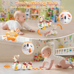 Sinpedex lullaby duck toy in STOP mode offers soothing bedtime lighting.