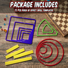 Sintuff spell templates cone set visualizes cone-shaped spell zones
