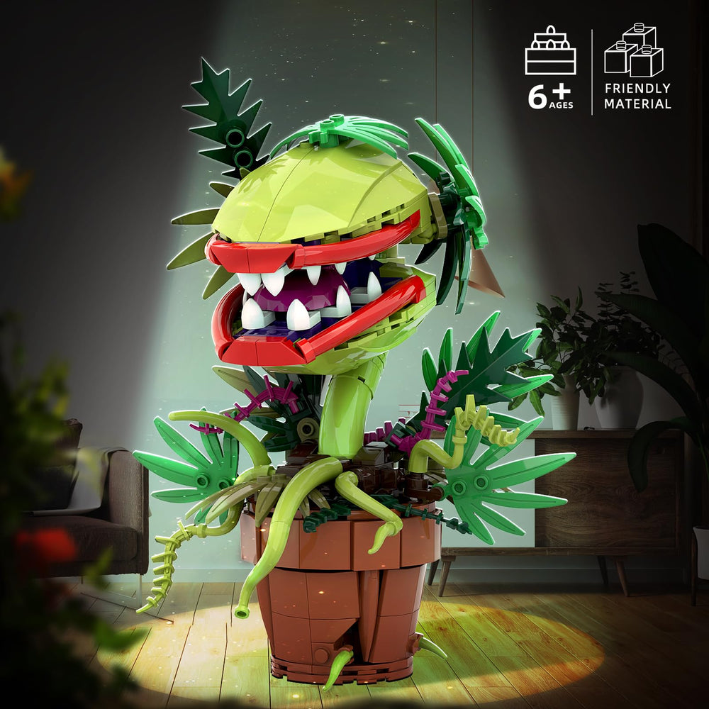 Sinuraii Audrey II building blocks for relaxing creative assembly at home or office