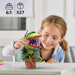Sinuraii Audrey II Halloween desk display on a shelf or desk