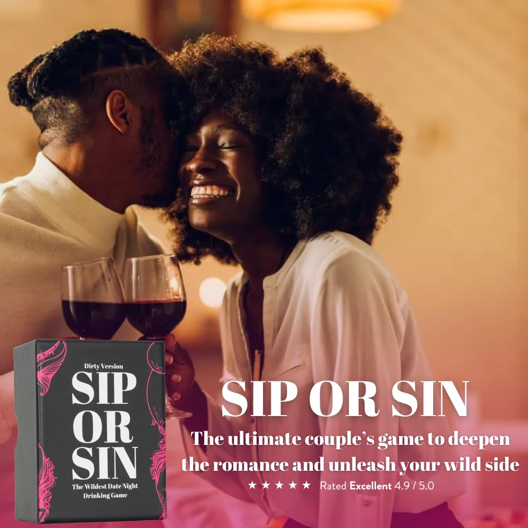 Sip Or Sin spicy card close-up hints at bold dares.