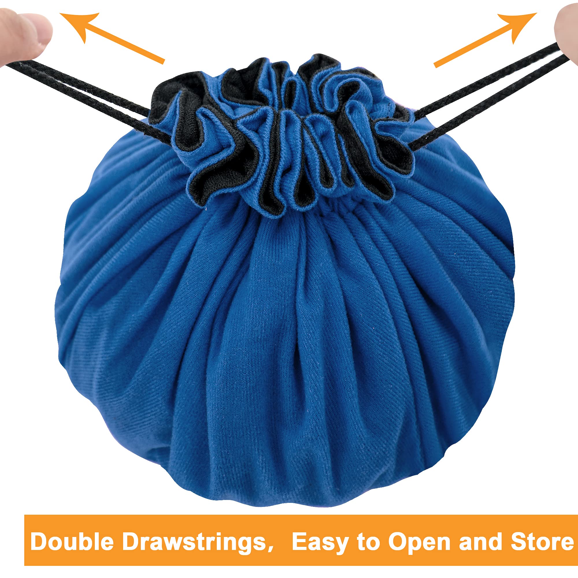 siquk dark blue dice bag with sturdy fabric