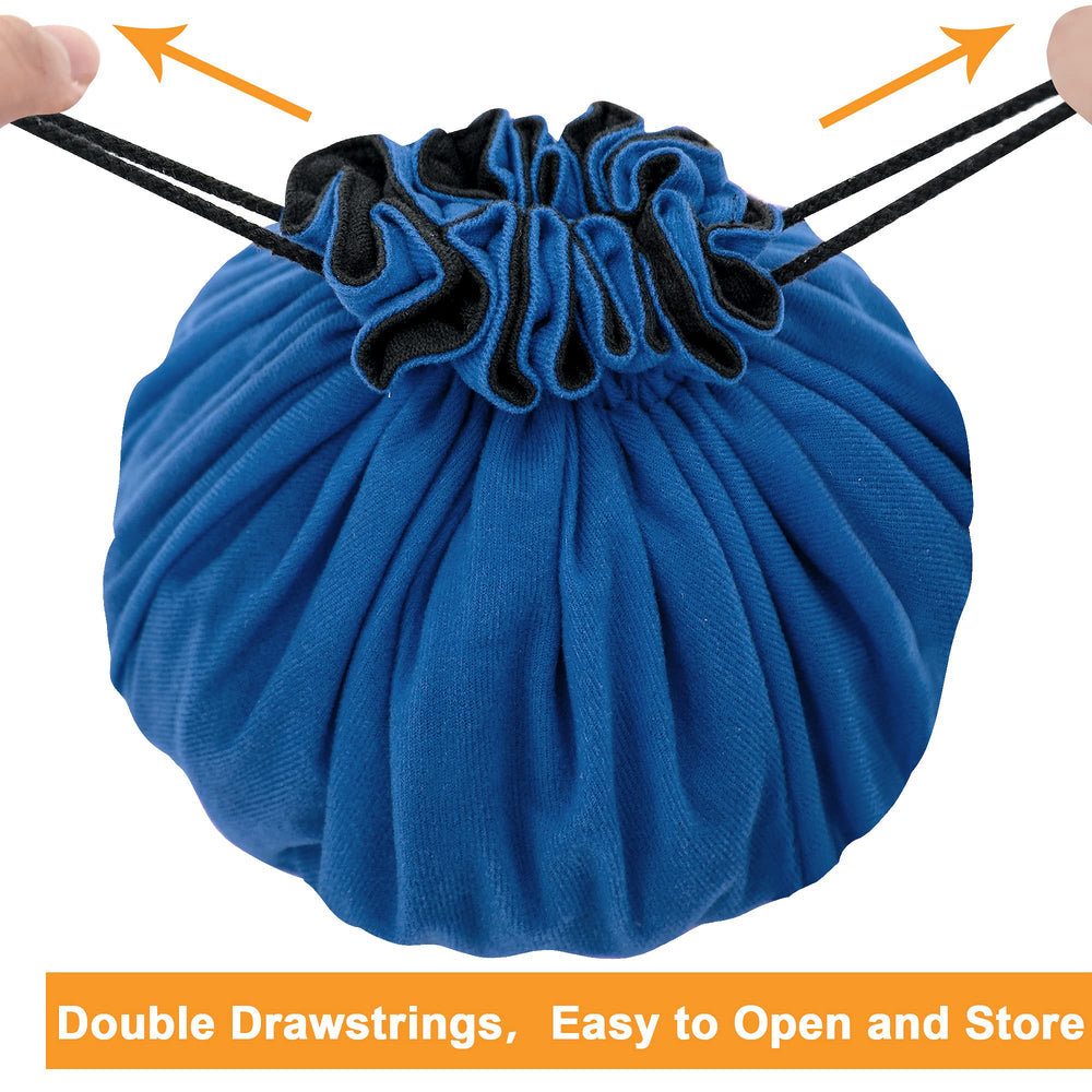 siquk dark blue dice bag with sturdy fabric
