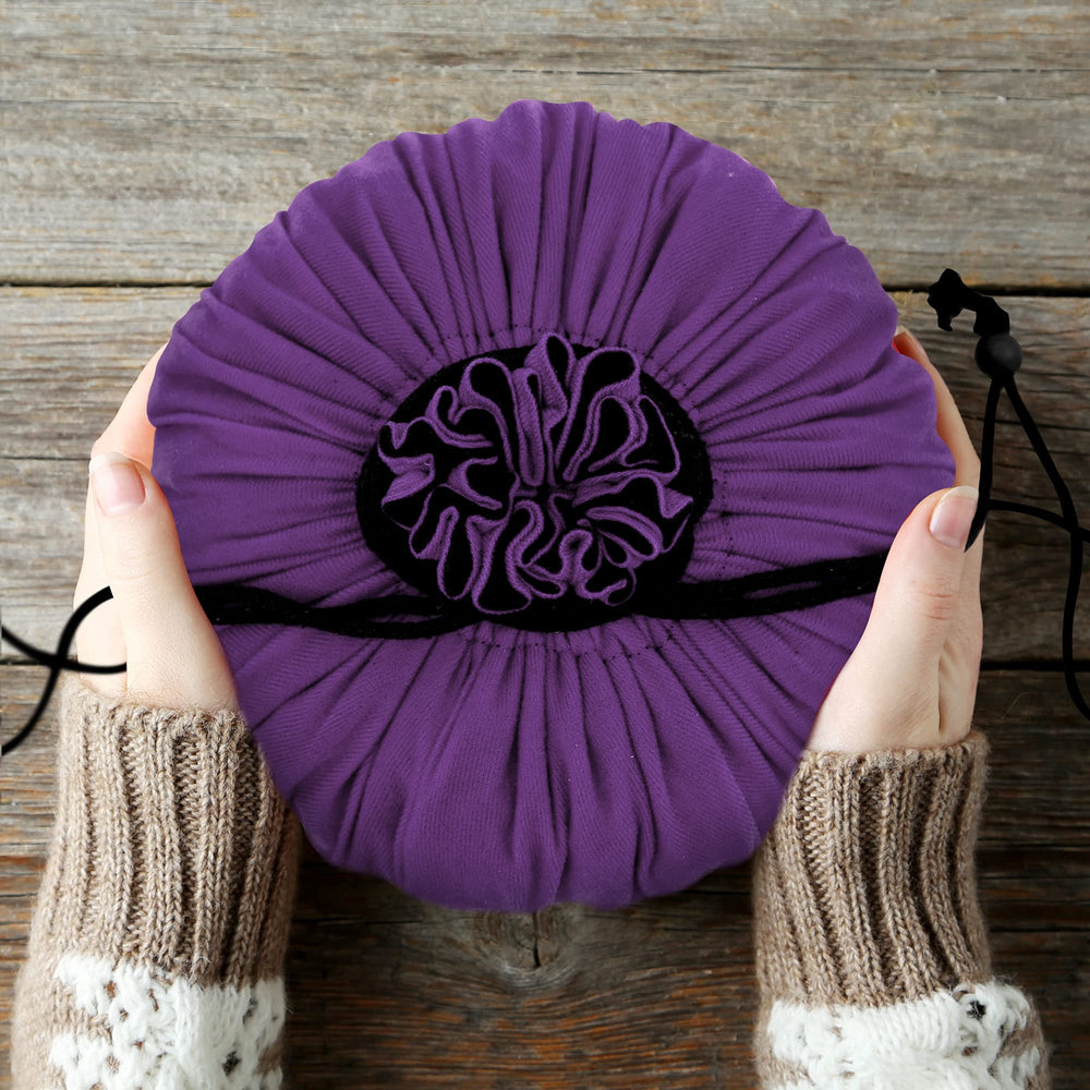 SIQUK dark violet fabric offers durable, portable storage