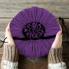 SIQUK dark violet fabric offers durable, portable storage
